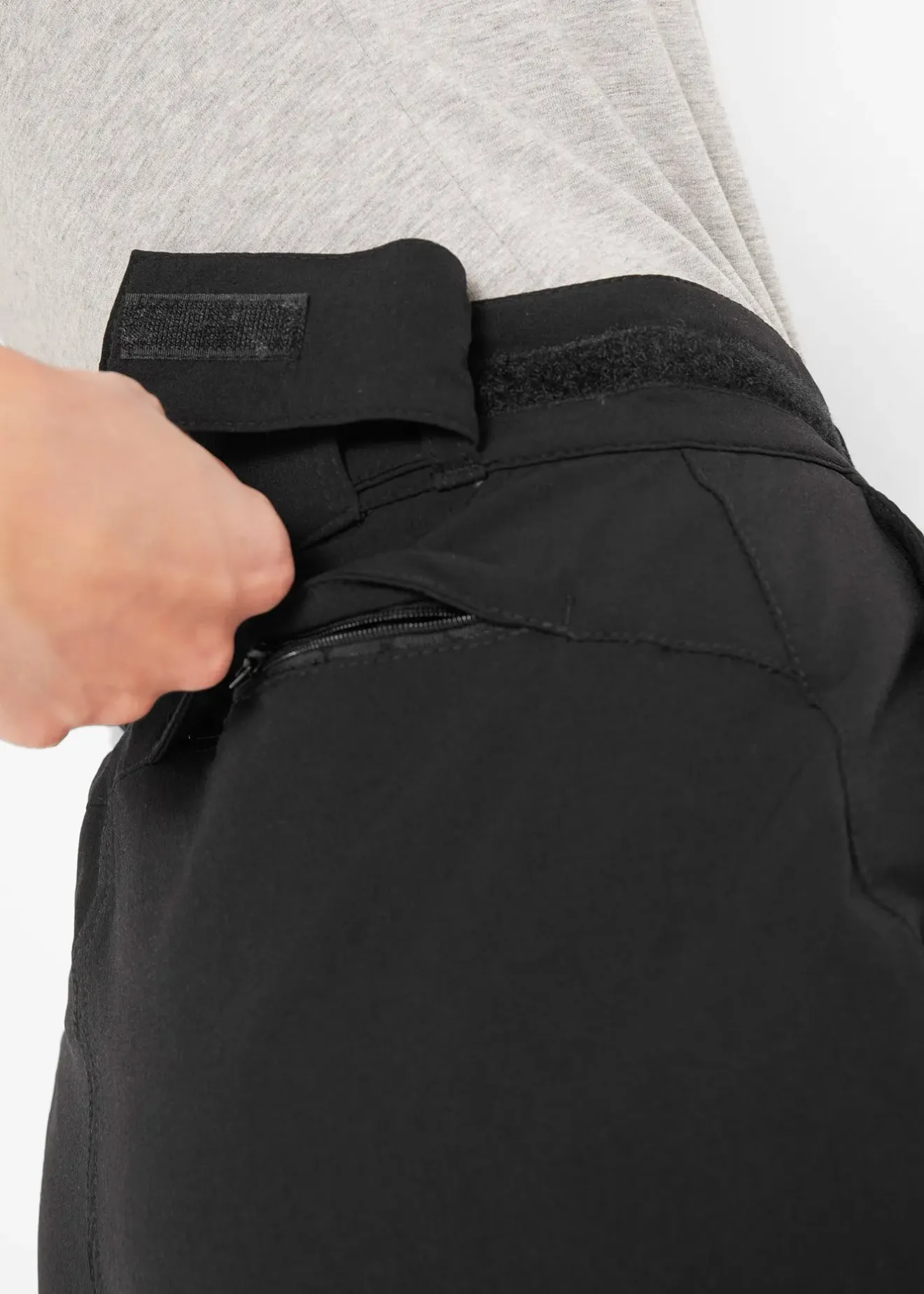 Femme bonprix Vêtements De Plein Air|Vêtements De Sport|Pantalon softshell extensible à poches, déperlant