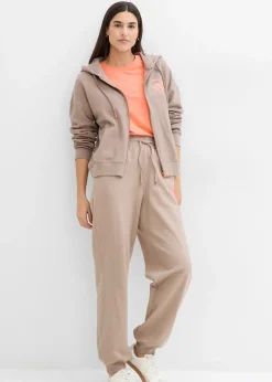 bonprix Pantalon sweat 100% coton|Femme Sweats|Pantalons