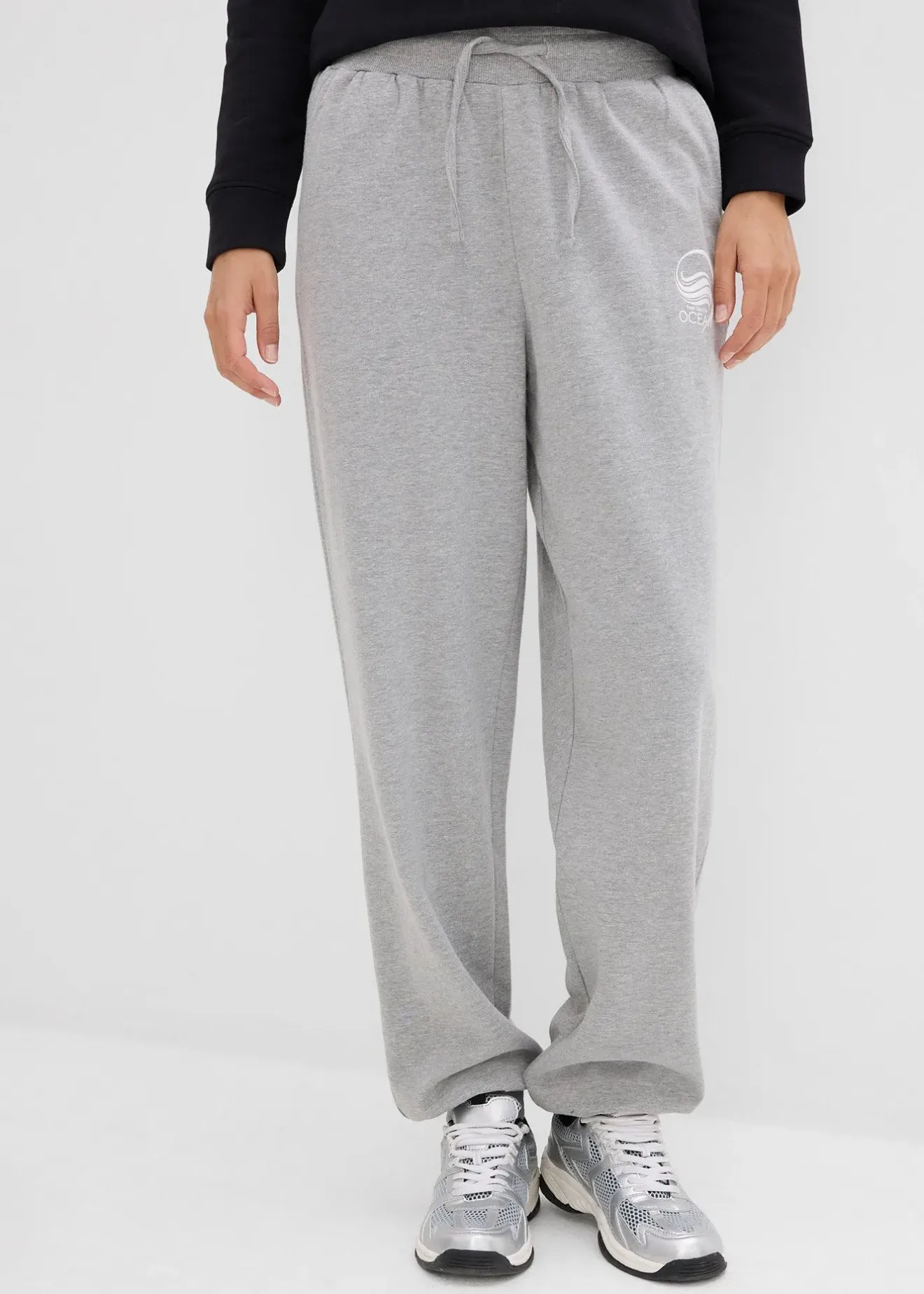 Femme bonprix Sweats|Pantalons|Pantalon sweat 100% coton