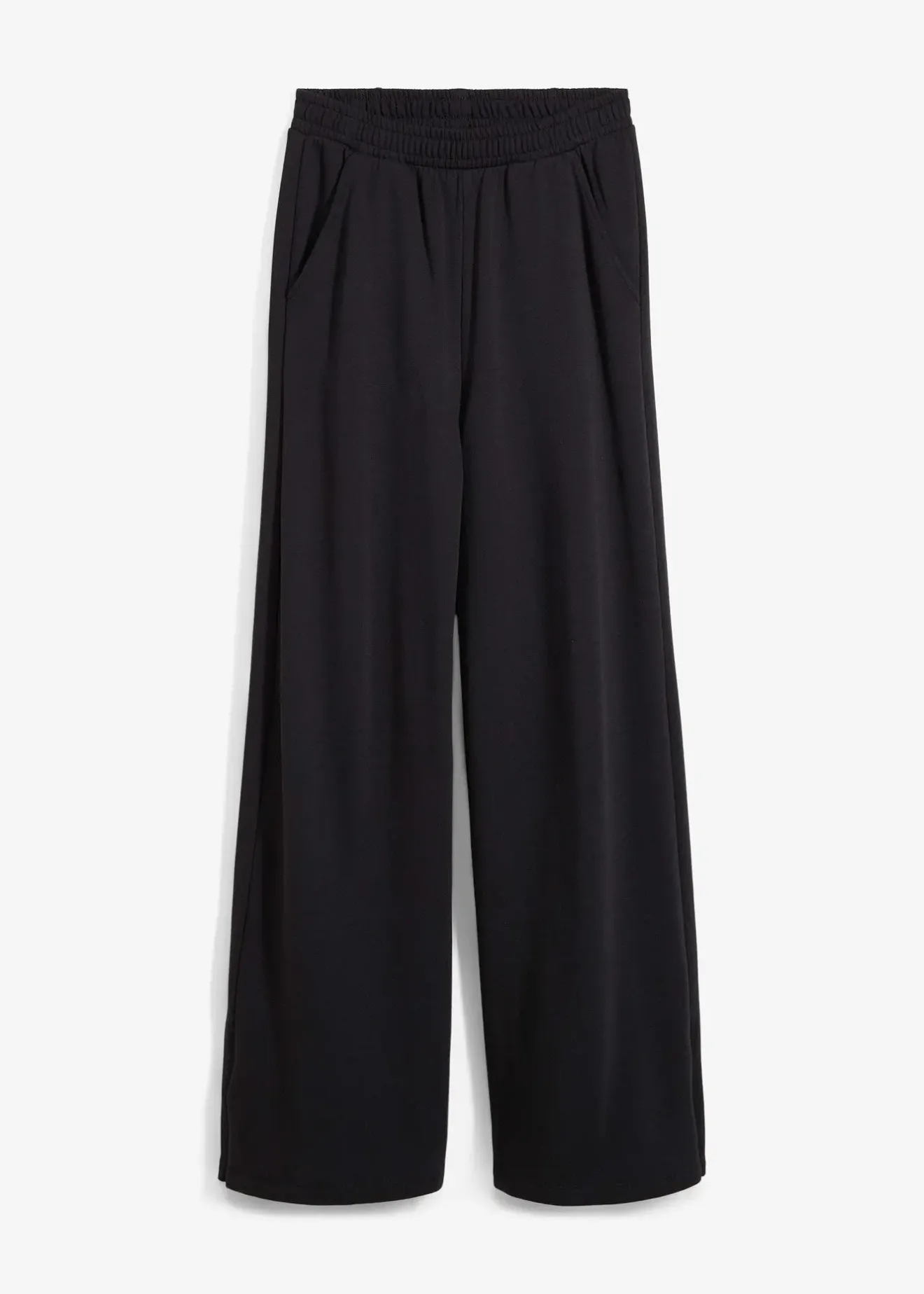 Femme bonprix Sweats|Pantalons|Pantalon sweat de jogging large en coton mélangé