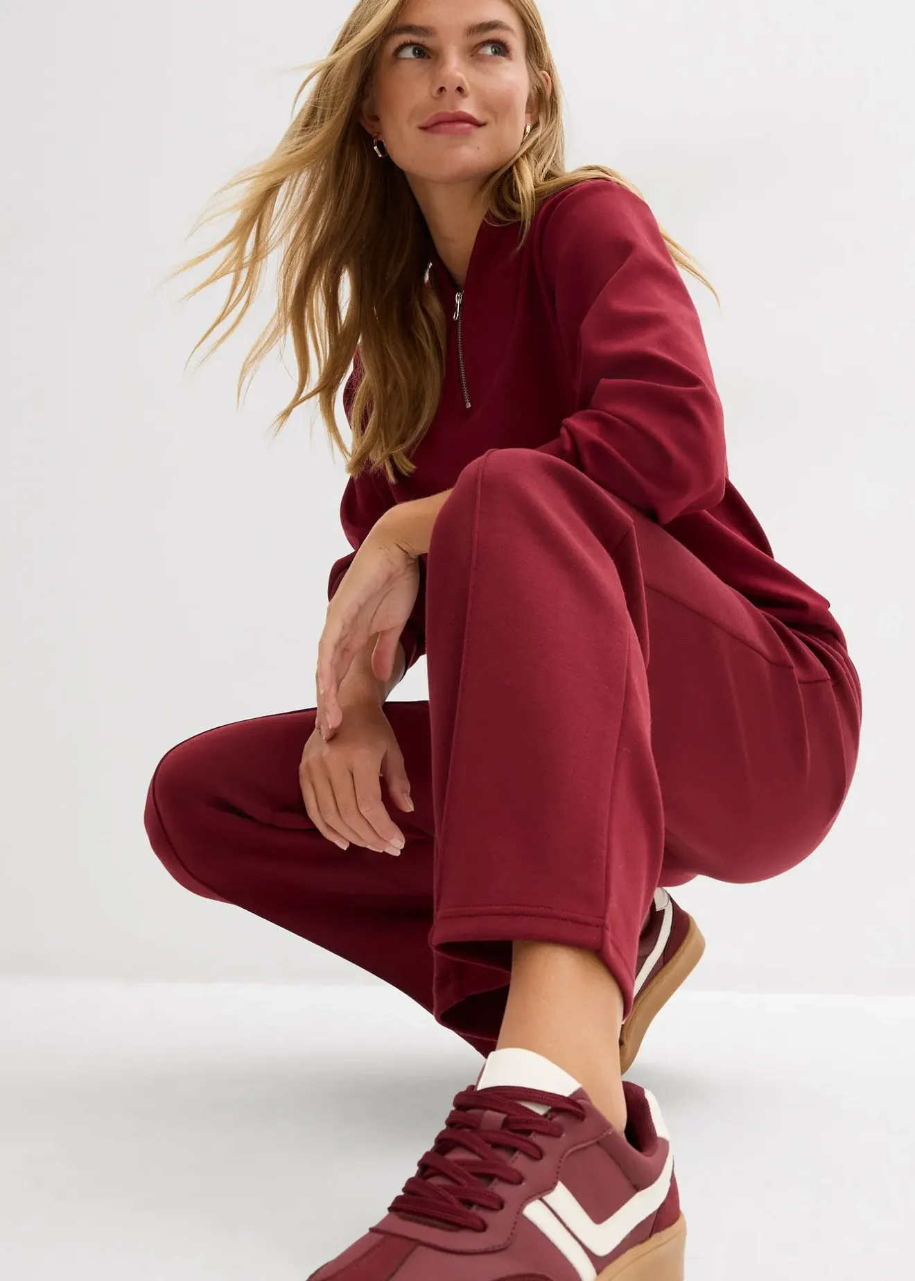 bonprix Pantalon sweat doux|Femme Sweats|Pantalons