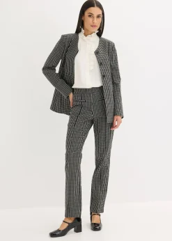 Femme bonprix Pantalons|Pantalon taille extensible en bengaline