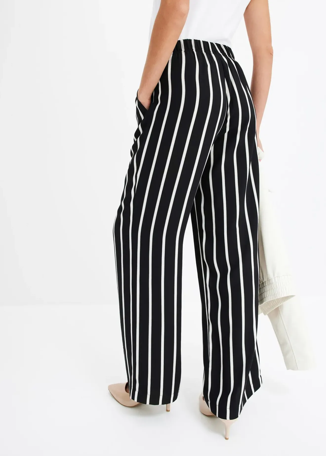 bonprix Pantalon taille élastiquée|Femme Pantalons