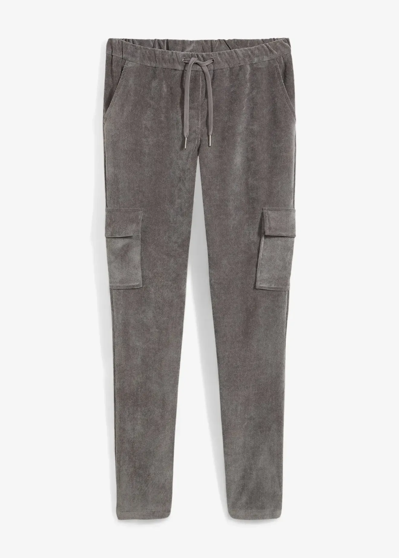 Femme bonprix Pantalons|Pantalon taille élastiquée en velours côtelé