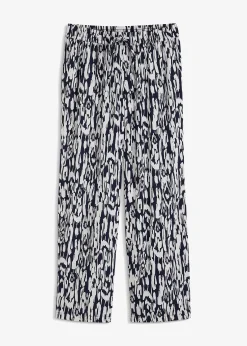 bonprix Pantalon taille élastiquée en viscose fluide|Femme Pantalons