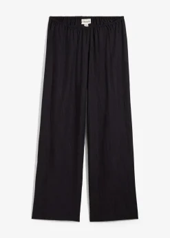Femme bonprix Deux Pièces & Ensembles|Pantalons|Pantalon texturé en viscose mélangée