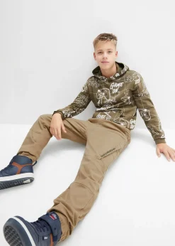 bonprix Pantalon thermique et ample à taille élastiquée et doublure en jersey|Enfant Vêtements Enfant|Garçons 9-16 Ans·Vestes Outdoor