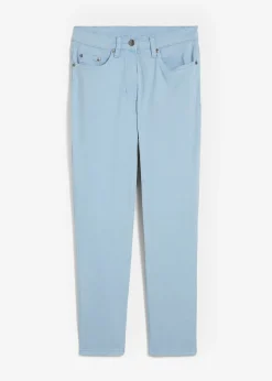 bonprix Pantalon twill raccourci look used|Femme Pantalons