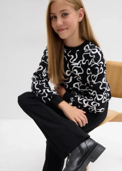 Enfant bonprix Vêtements Enfant|Filles 9-16 Ans·Pantalons & Leggings|Pantalon évasé en jersey coton épais