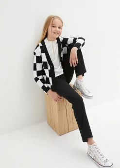 Enfant bonprix Vêtements Enfant|Filles 9-16 Ans·Pantalons & Leggings|Pantalon évasée en coton extensible avec fentes sur les côtés