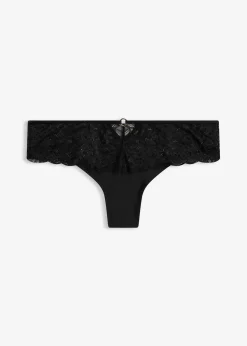 Femme bonprix Dessous|Bas|Panty-string à dentelle florale