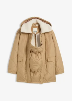 bonprix Parka de grossesse et de portage 6-en-1 avec gilet sans manches amovible|Femme Femme Enceinte