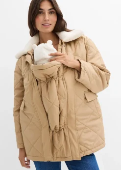 bonprix Parka de grossesse et de portage 6-en-1 avec gilet sans manches amovible|Femme Femme Enceinte