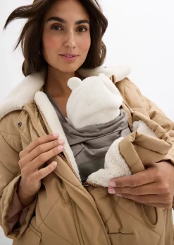 bonprix Parka de grossesse et de portage 6-en-1 avec gilet sans manches amovible|Femme Femme Enceinte