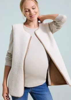 bonprix Parka de grossesse et de portage 6-en-1 avec gilet sans manches amovible|Femme Femme Enceinte