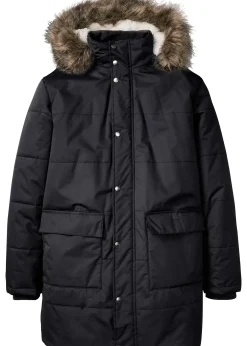 Homme bonprix Vestes|Parka d’hiver à doublure peluche et capuche amovible