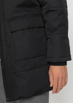 Homme bonprix Vestes|Parka d’hiver à doublure peluche et capuche amovible