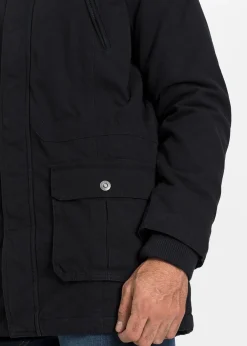 Homme bonprix Vestes|Parka d’hiver avec capuche doublée peluche