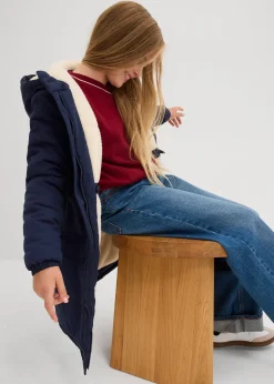 bonprix Parka d’hiver déperlante avec doublure en sherpa|Enfant Vêtements Enfant|Filles 9-16 Ans·Vestes Outdoor