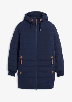 bonprix Parka matelassée et rembourrée à capuche et détails enduits|Homme Vestes