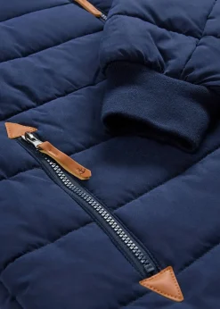 bonprix Parka matelassée et rembourrée à capuche et détails enduits|Homme Vestes