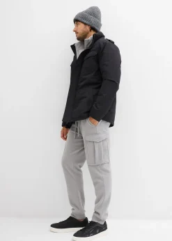 bonprix Parka technique imperméable à capuche enroulable et épaulettes|Homme Vestes