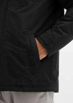 bonprix Parka technique imperméable à capuche enroulable et épaulettes|Homme Vestes