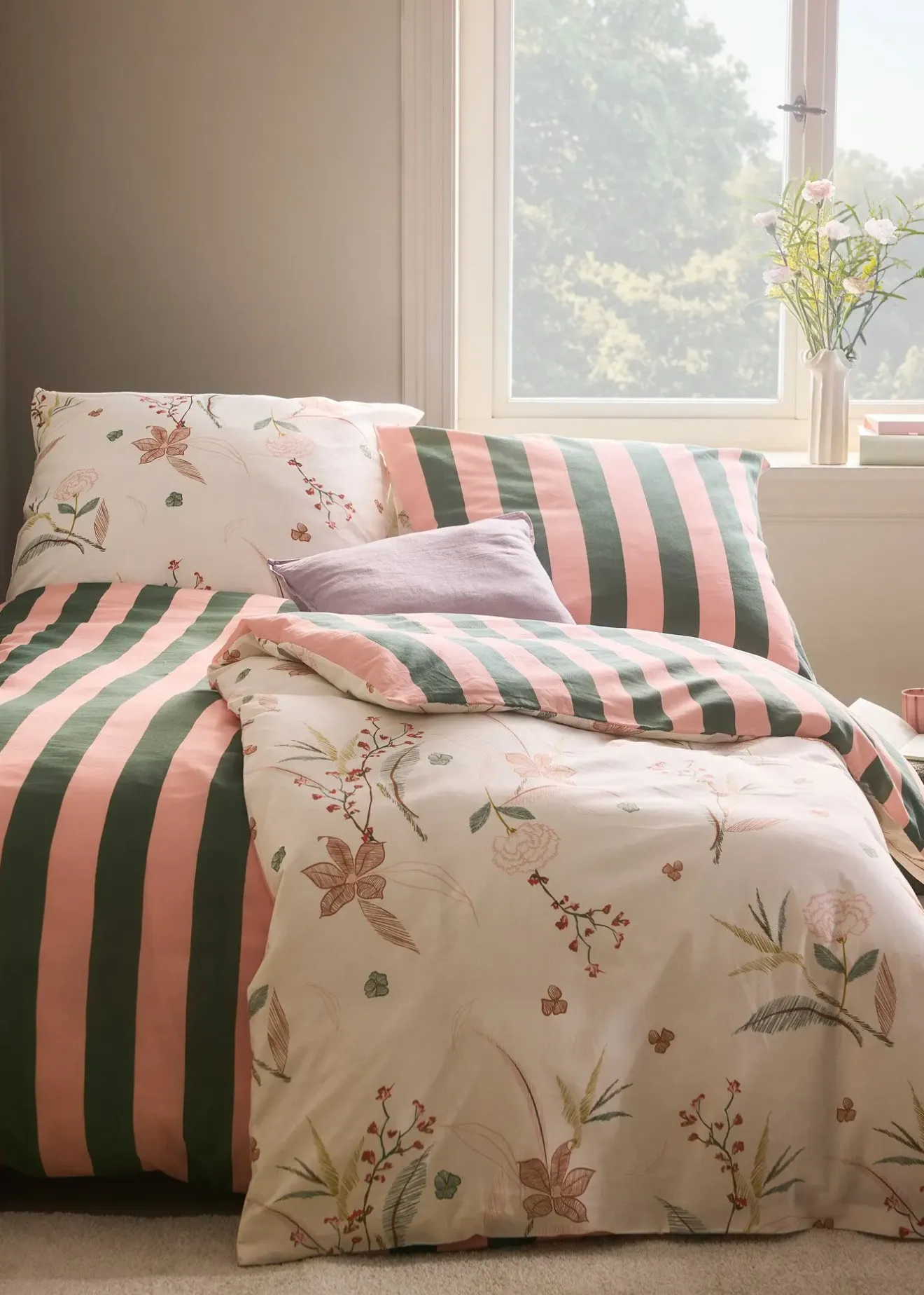 bonprix Chambre À Coucher·Parures De Lit|Parures De Lit|Parure de lit réversible en linon