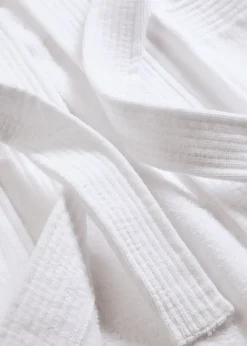 bonprix Peignoir à capuche en éponge 100% coton|Femme Peignoirs|Basiques