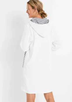 bonprix Peignoir de bain zippé en éponge|Femme Peignoirs