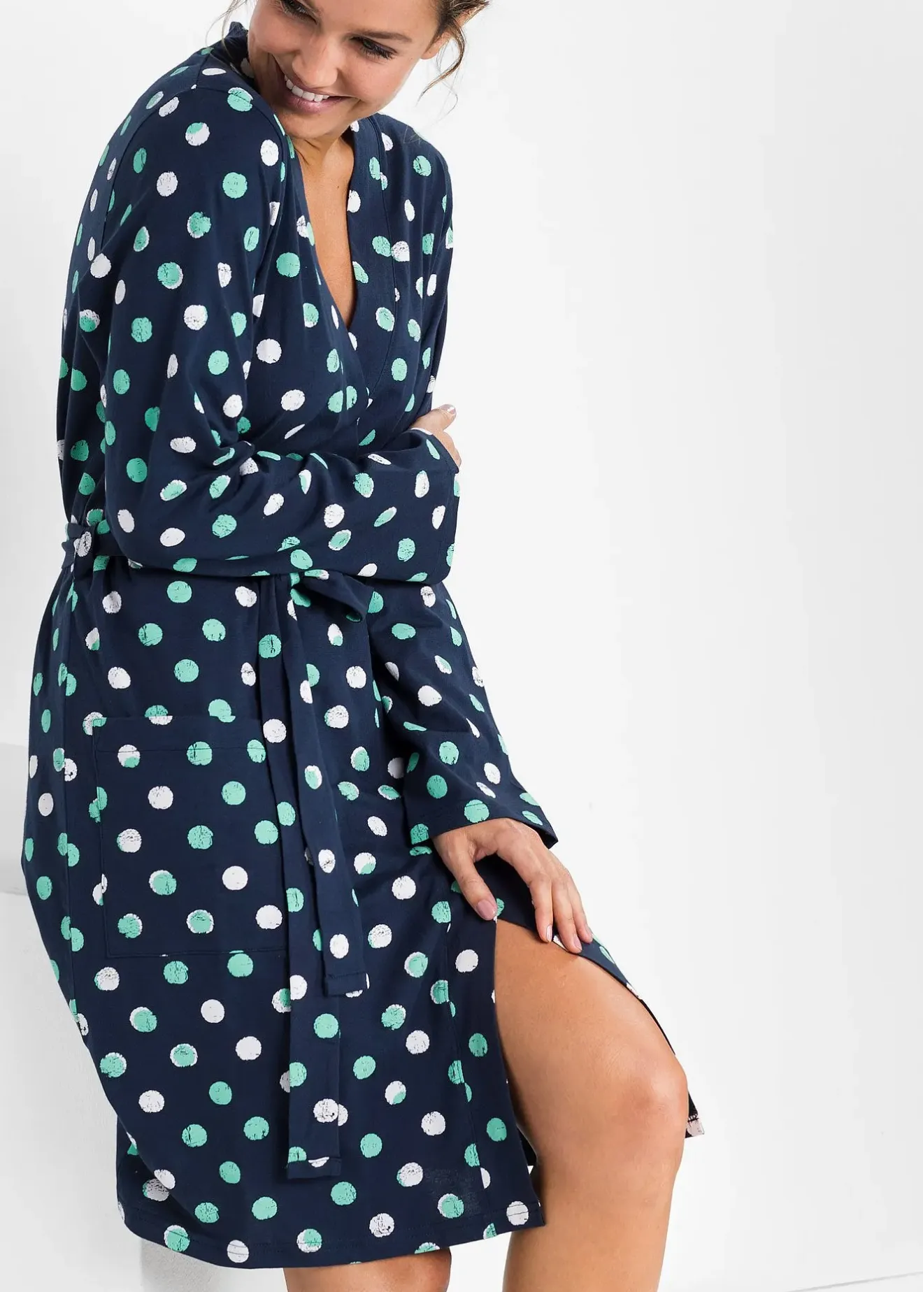 Femme bonprix Peignoirs|Peignoir en coton