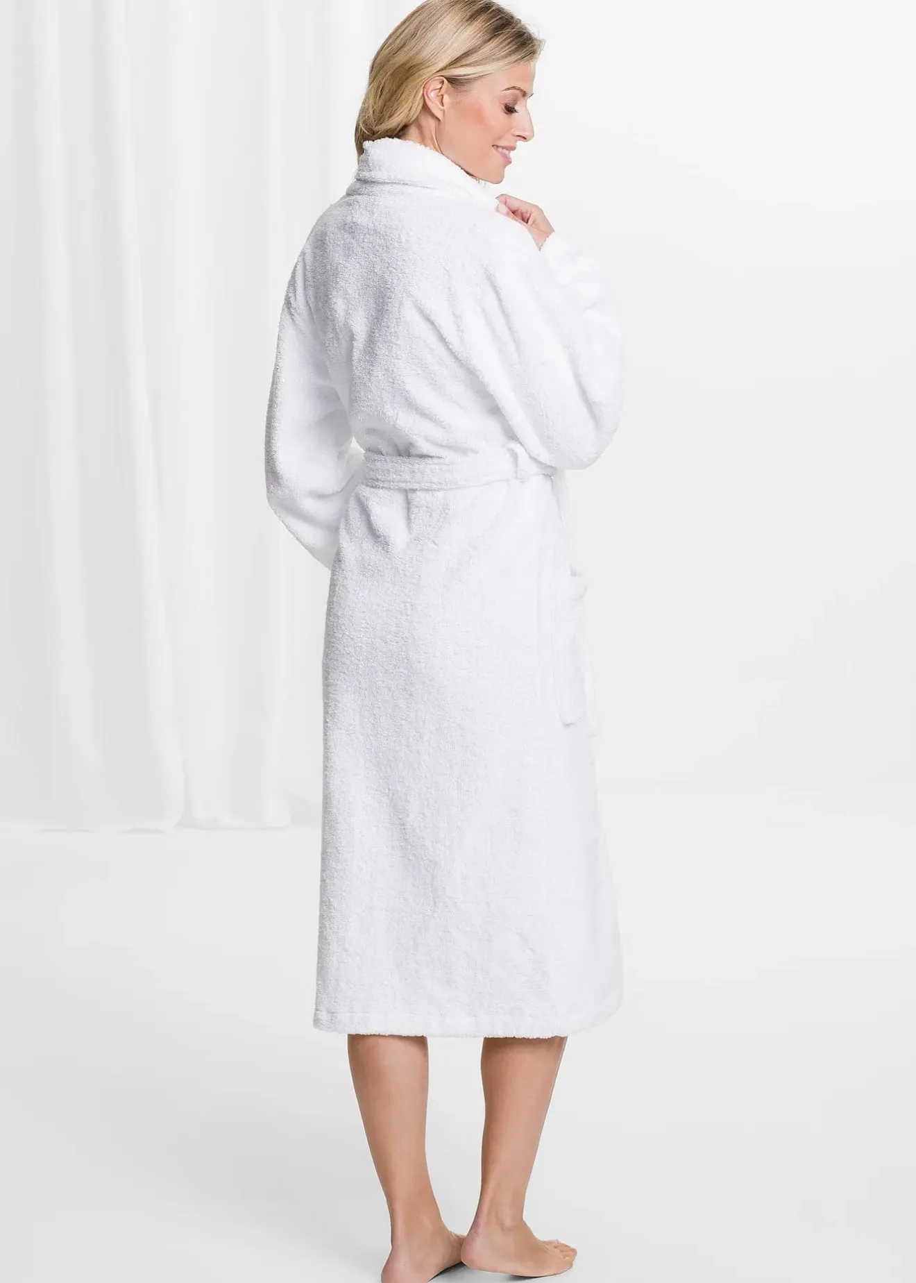 Femme bonprix Peignoirs|Basiques|Peignoir en éponge