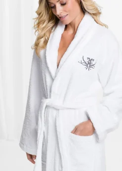Femme bonprix Peignoirs|Basiques|Peignoir en éponge