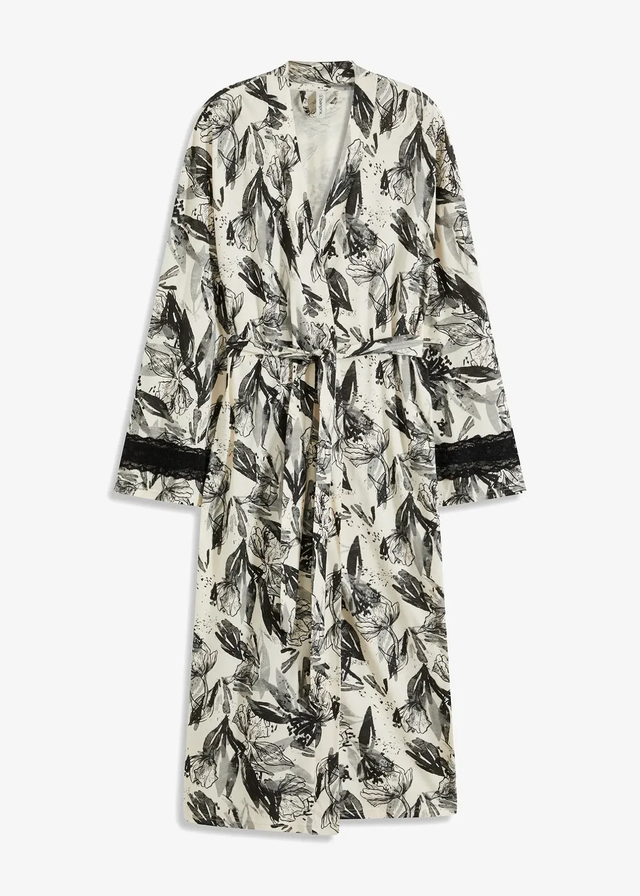 Femme bonprix Peignoirs|Peignoir kimono doux en viscose mélangée