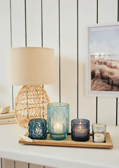 bonprix Salle À Manger·Décoration|Salon·Décoration|Plateau bougeoir avec 4 bougies chauffe-plat