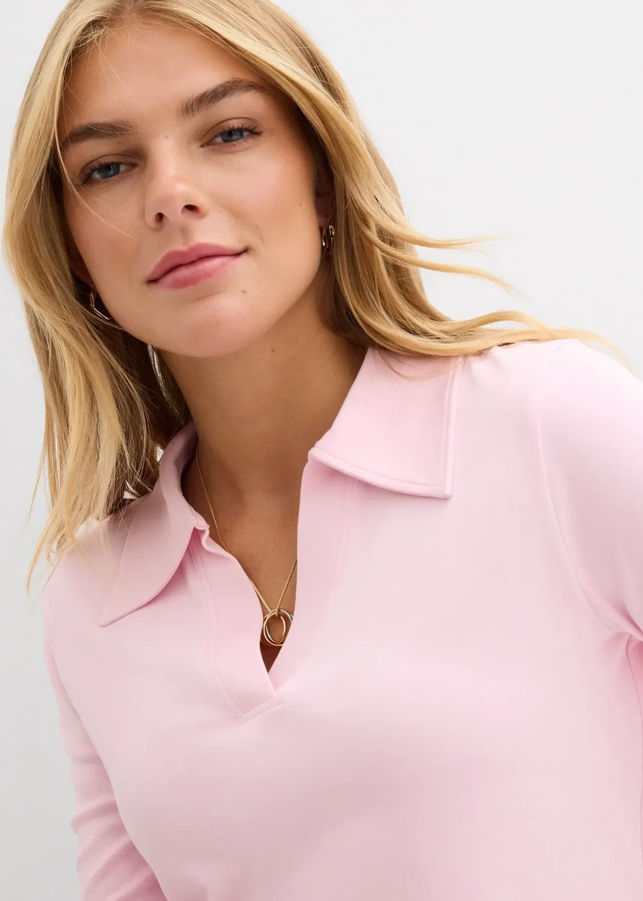 bonprix Polo 100% coton|Femme Basiques|T-Shirts & Tops