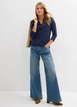 Femme bonprix Basiques|T-Shirts & Tops|Polo 100% coton