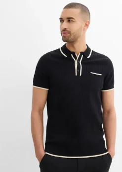 bonprix Polo à détails contrastants|Homme T-Shirts & Polos