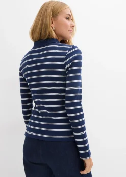 Femme bonprix T-Shirts & Tops|Polo côtelé