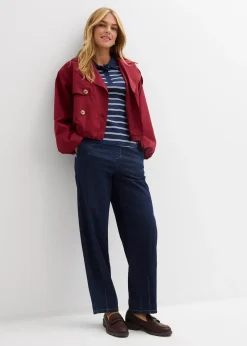 Femme bonprix T-Shirts & Tops|Polo côtelé