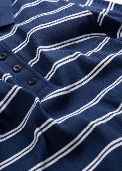 Femme bonprix T-Shirts & Tops|Polo côtelé