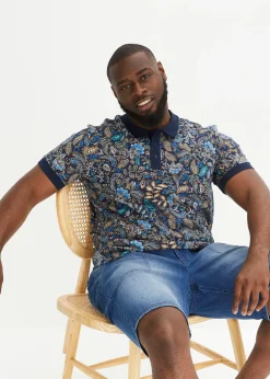 bonprix Polo en coton, manches courtes|Homme T-Shirts & Polos