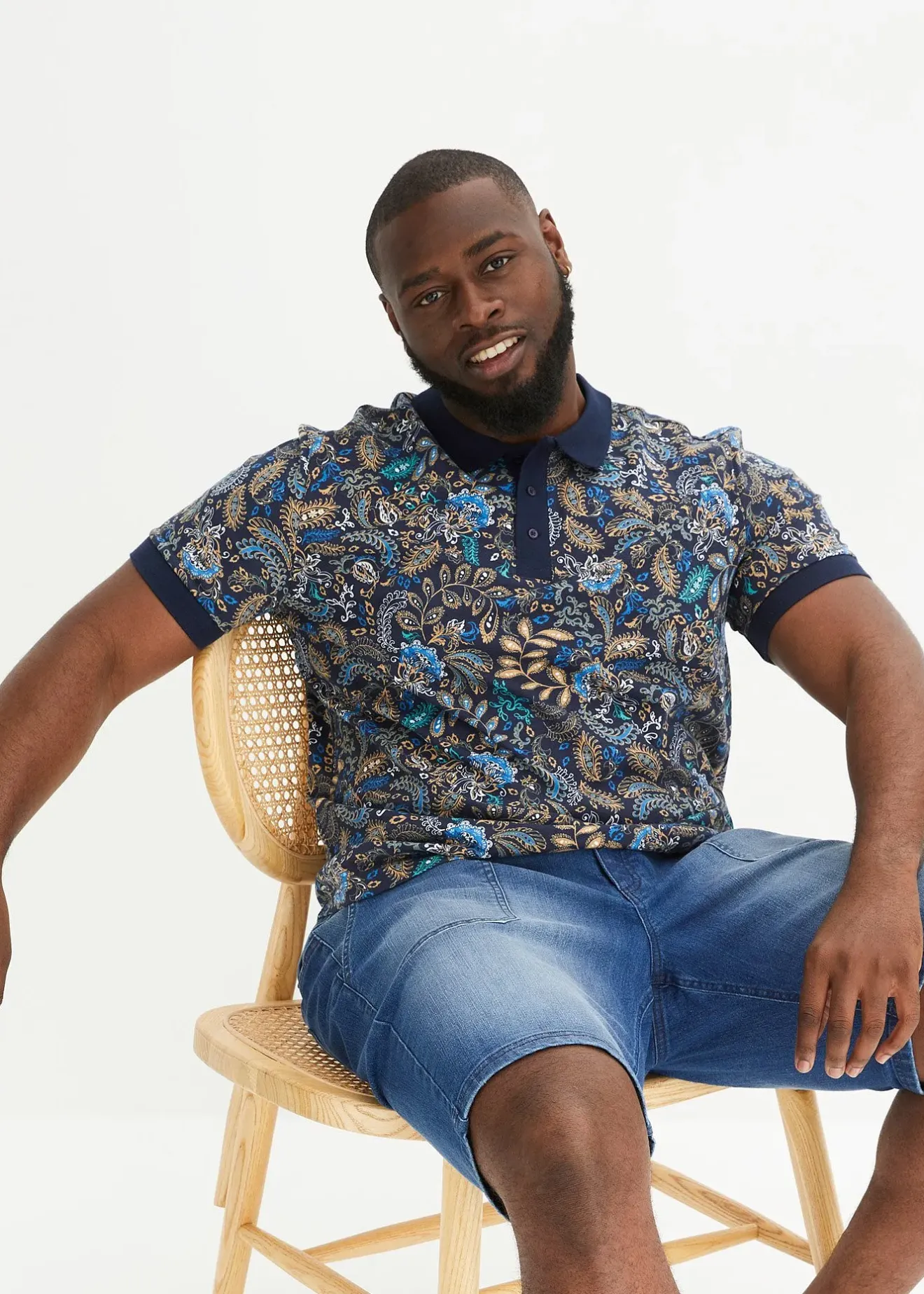 bonprix Polo en coton, manches courtes|Homme T-Shirts & Polos