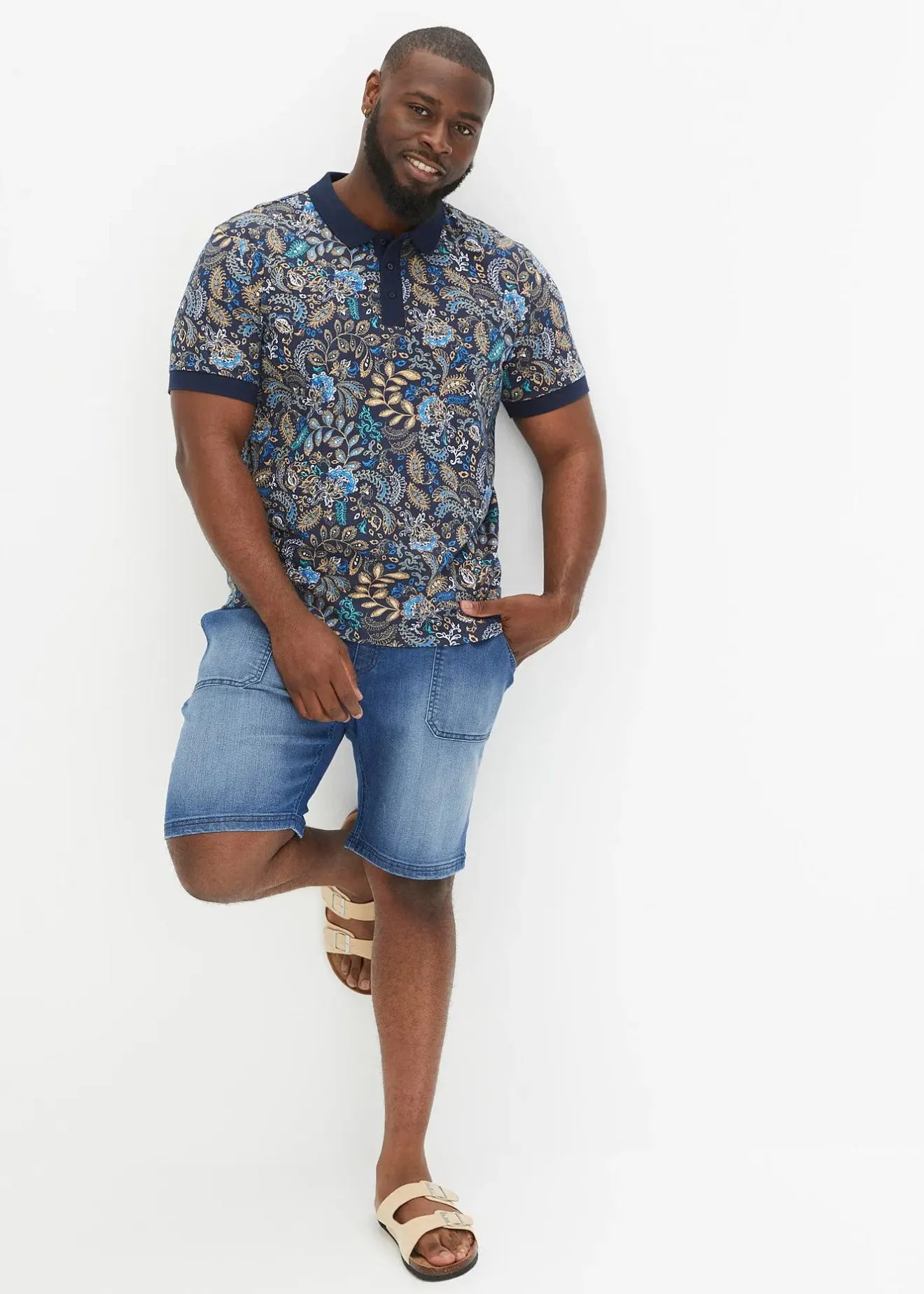 bonprix Polo en coton, manches courtes|Homme T-Shirts & Polos