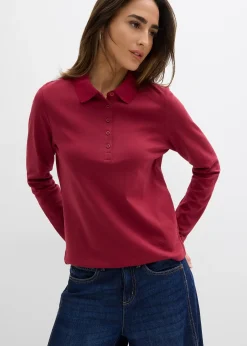 Femme bonprix Basiques|T-Shirts & Tops|Polo en coton épais
