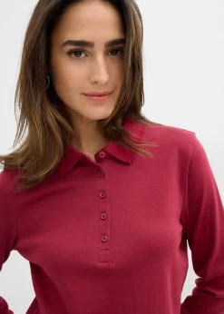 Femme bonprix Basiques|T-Shirts & Tops|Polo en coton épais