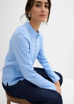 Femme bonprix Basiques|T-Shirts & Tops|Polo en coton épais