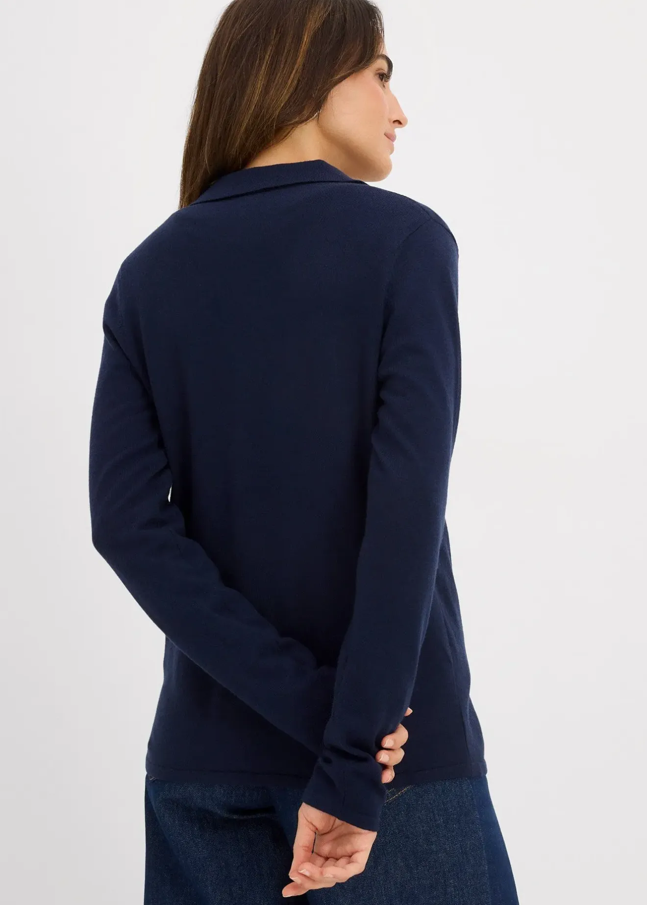 Femme bonprix Basiques|T-Shirts & Tops|Polo en fine viscose