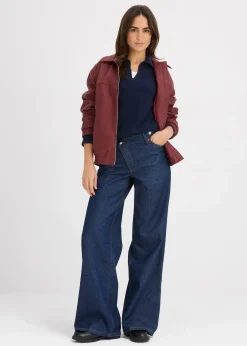 Femme bonprix Basiques|T-Shirts & Tops|Polo en fine viscose