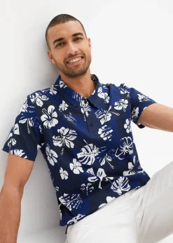 Homme bonprix T-Shirts & Polos|Polo en jersey, manches courtes, en coton